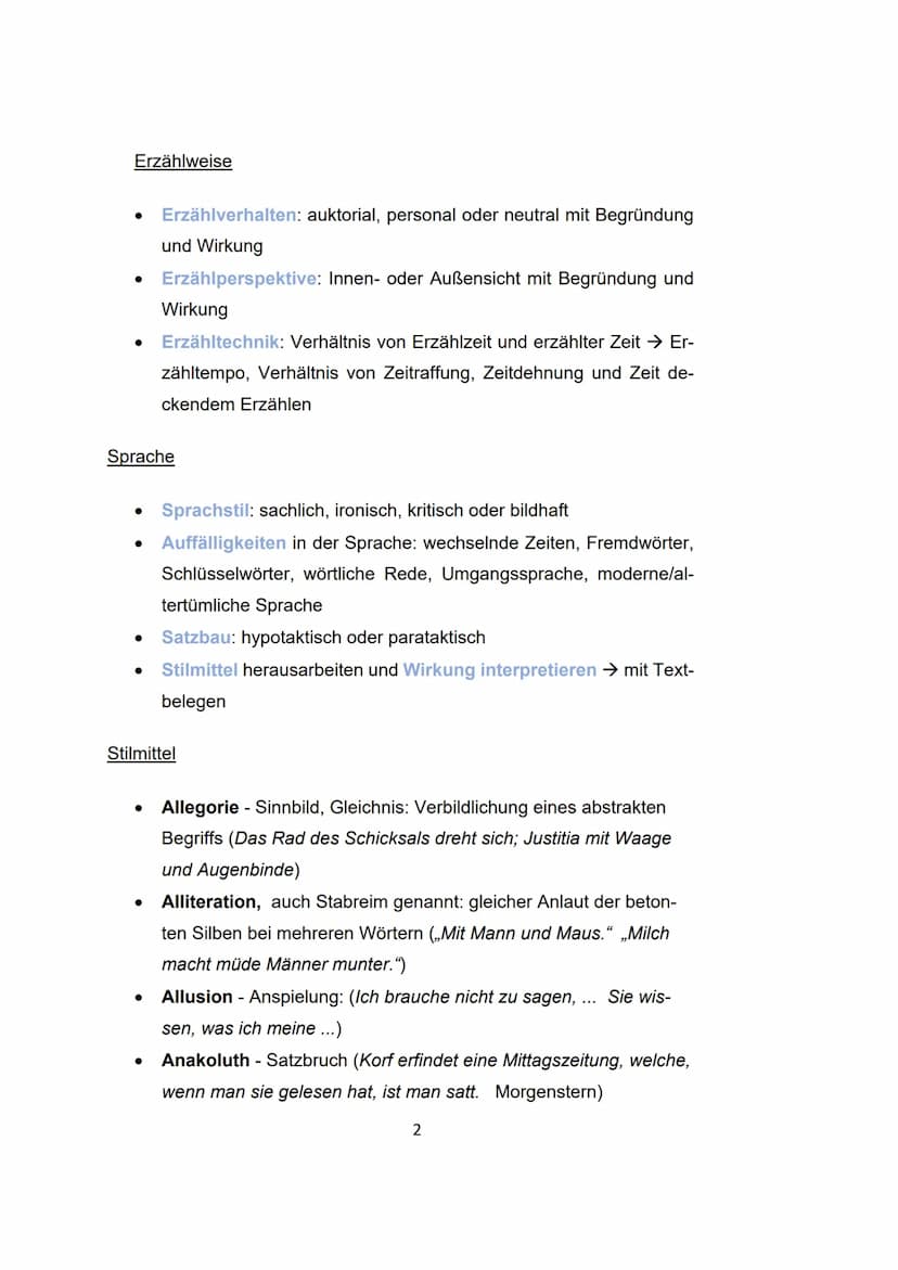 Von Alicia-Loreen Bitter
Interpretation einer Kurzprosa
Vorbereitung
●
●
Einleitung
●
●
●
Gründliches mehrfaches Lesen des vorliegenden Text