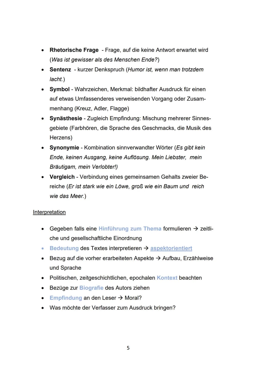 Von Alicia-Loreen Bitter
Interpretation einer Kurzprosa
Vorbereitung
●
●
Einleitung
●
●
●
Gründliches mehrfaches Lesen des vorliegenden Text
