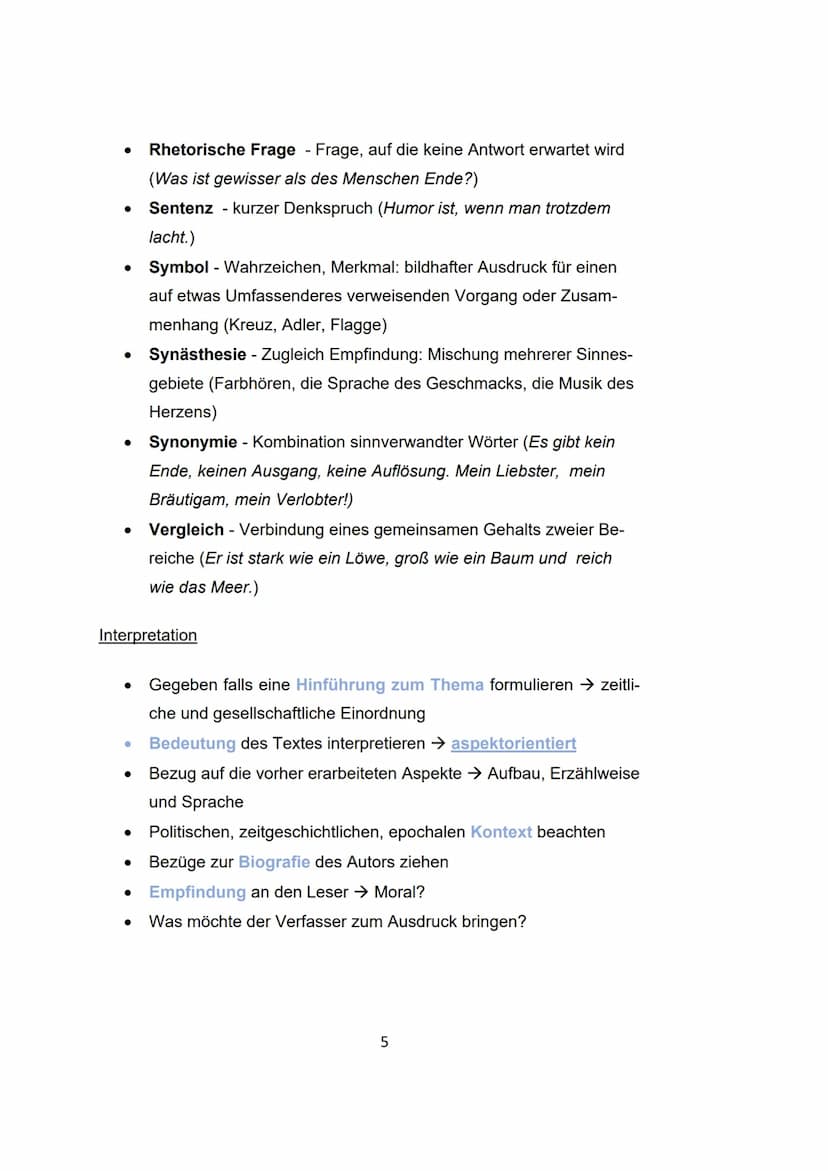 Von Alicia-Loreen Bitter
Interpretation einer Kurzprosa
Vorbereitung
●
●
Einleitung
●
●
●
Gründliches mehrfaches Lesen des vorliegenden Text