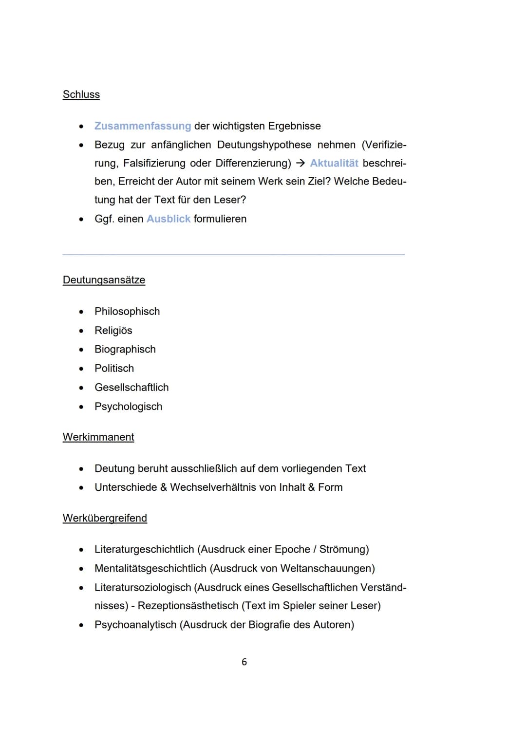 Von Alicia-Loreen Bitter
Interpretation einer Kurzprosa
Vorbereitung
●
●
Einleitung
●
●
●
Gründliches mehrfaches Lesen des vorliegenden Text