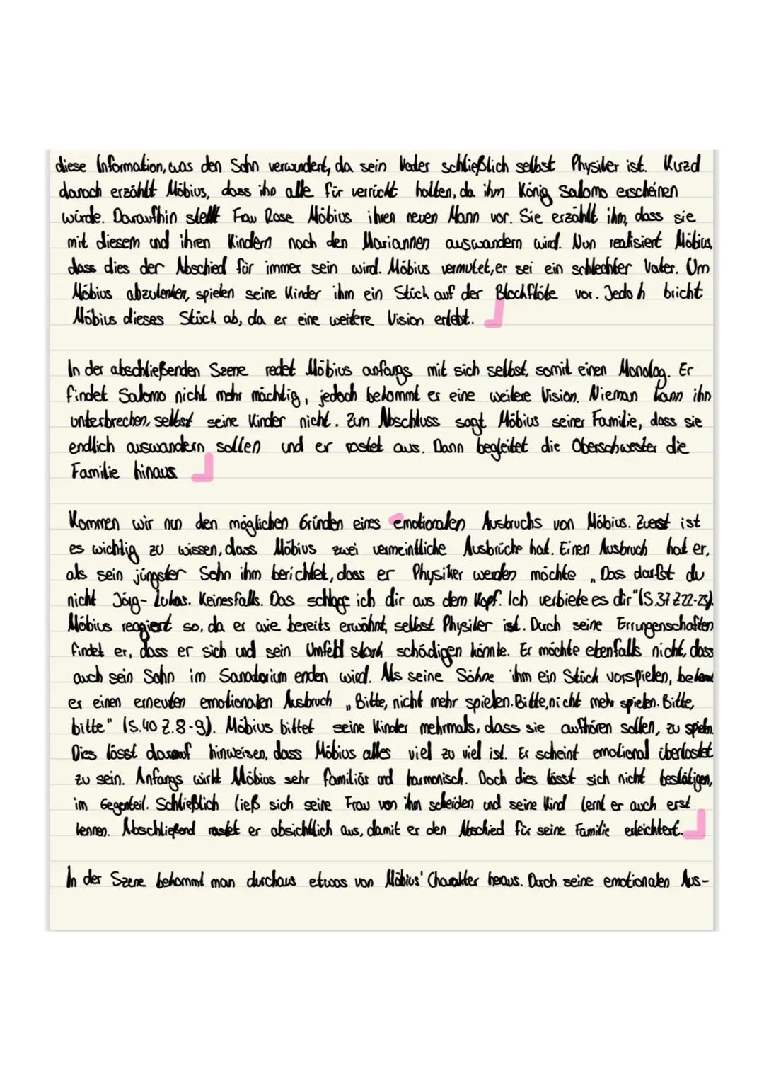 Die Physiker
Analyse zu den Seiten 35-40
In der Tragikomödie. Die Physiker", von Friedrich Dürrenmatt, welche 1980 verfasst wurde, gehil
es 