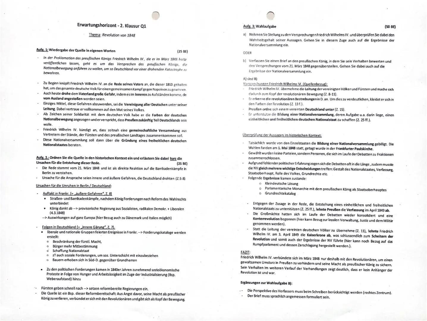 Geschichte Q1
30.11.2022
Aufgaben:
1) Geben Sie den Inhalt der Rede in eigenen Worten wieder.
(2) Ordnen Sie die Quelle in den historischen 