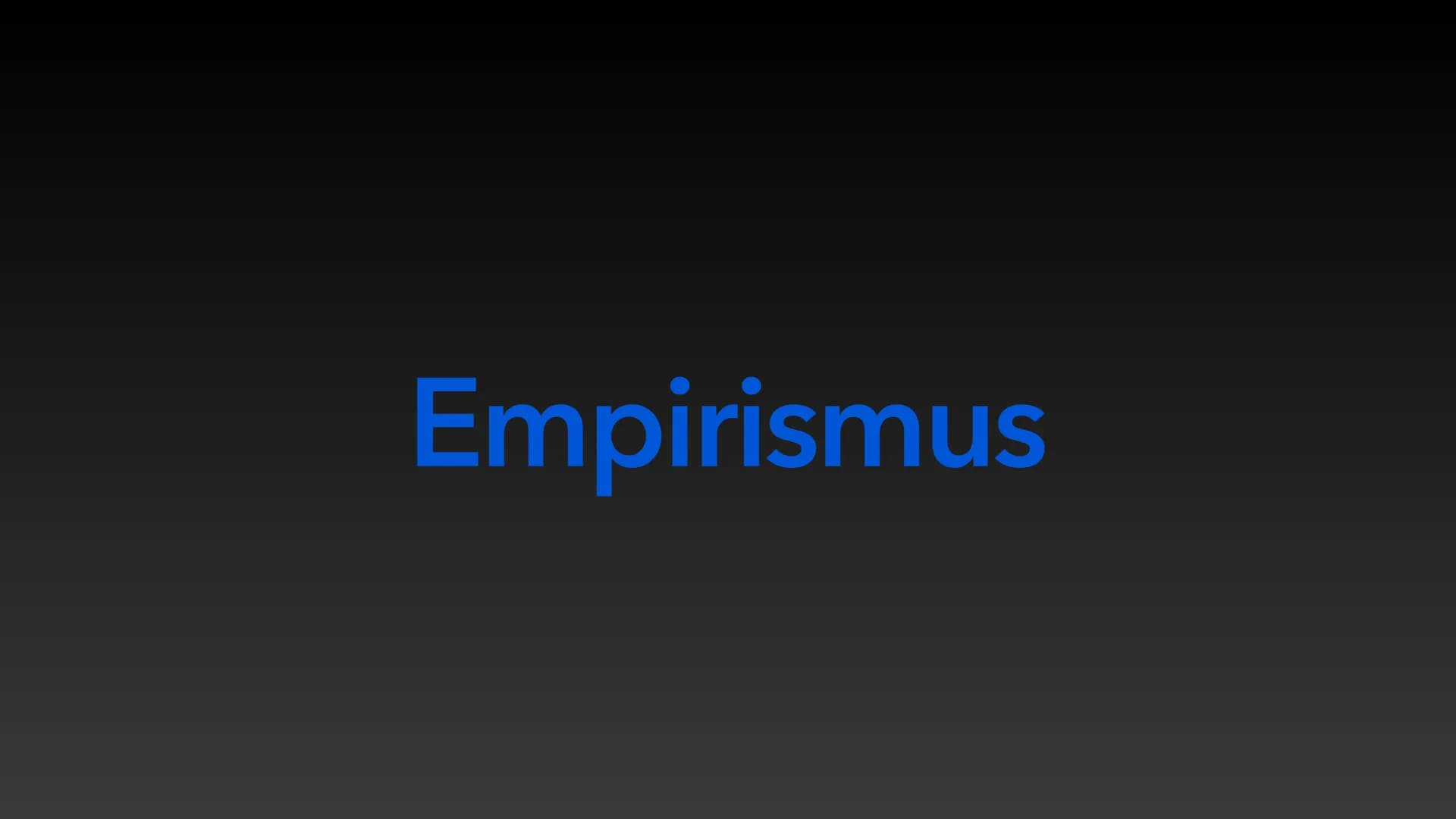 Rationalismus & Empirismus
Gegenüberstellung, Vergleich und Erkenntnis
Dave Radmer Rationalismus & Empirismus
Gliederung
1. Rationalismus vs