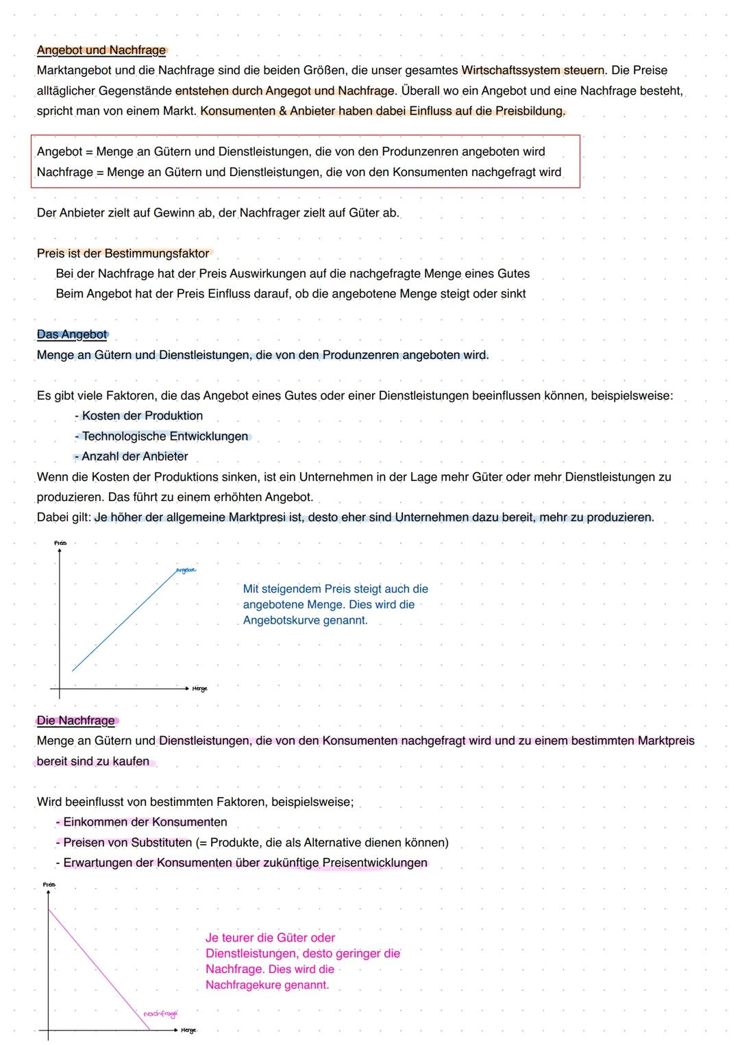 WSP Klausur Nr.4
Themen
Angebot und Nachfrage
Oligopol, Polipol, Monopol
Vollkommender Markt
Verschiebung der Kurven
Preiselastizität
Staatl