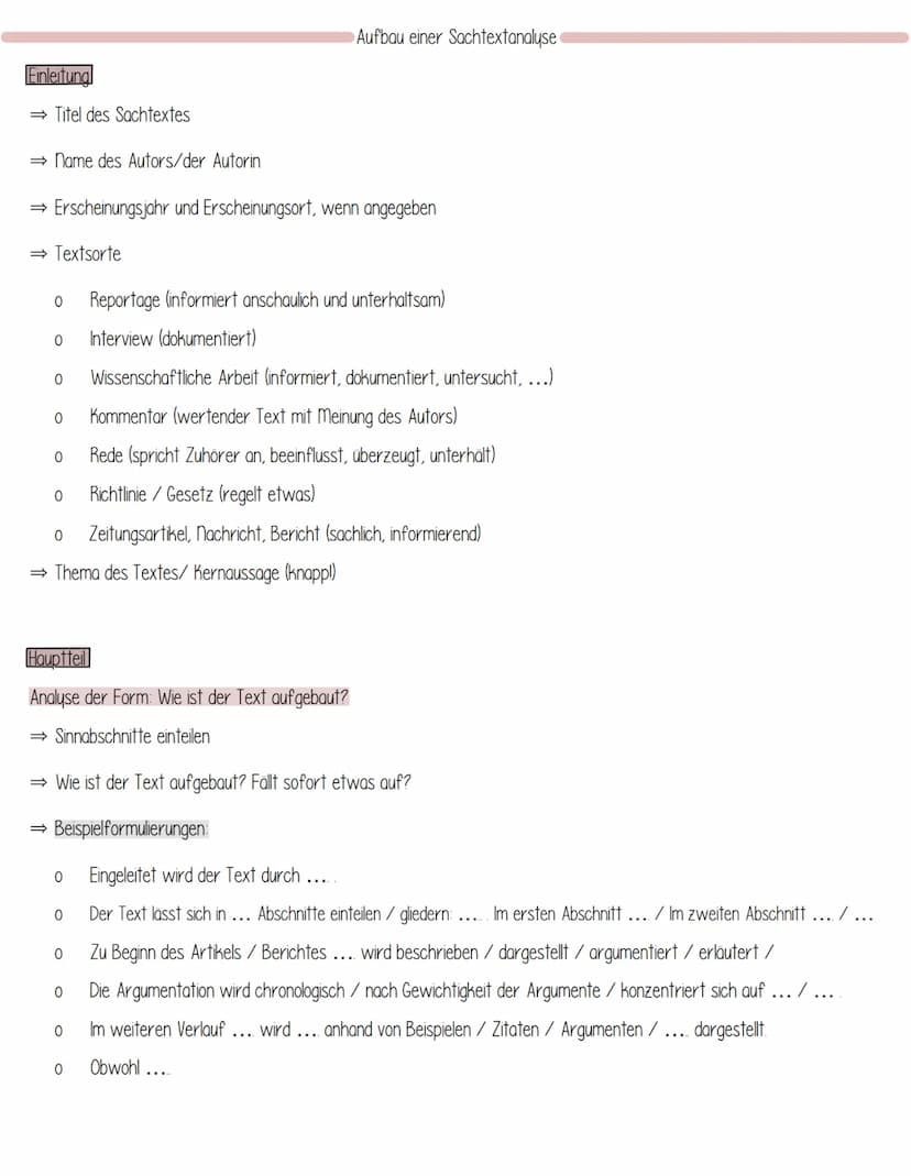 Klaus
Nr. 4
Die Hauptaufgabe eines Sachtextes ist es, Informationen über ein bestimmtes Thema zu vermitteln. Der Sachtext
vermittelt Fakten 