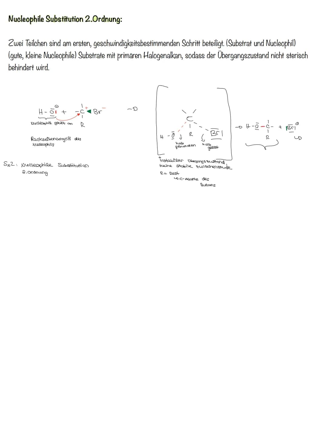 Substitution
Radikalische Substitution, Nucleophile Substitution 1.Ordnung, Nucleophile Substitution 2.Ordnung
In der Chemie bezeichnet die 