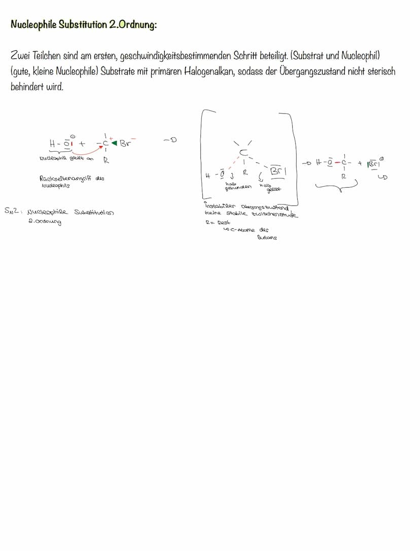 Substitution
Radikalische Substitution, Nucleophile Substitution 1.Ordnung, Nucleophile Substitution 2.Ordnung
In der Chemie bezeichnet die 