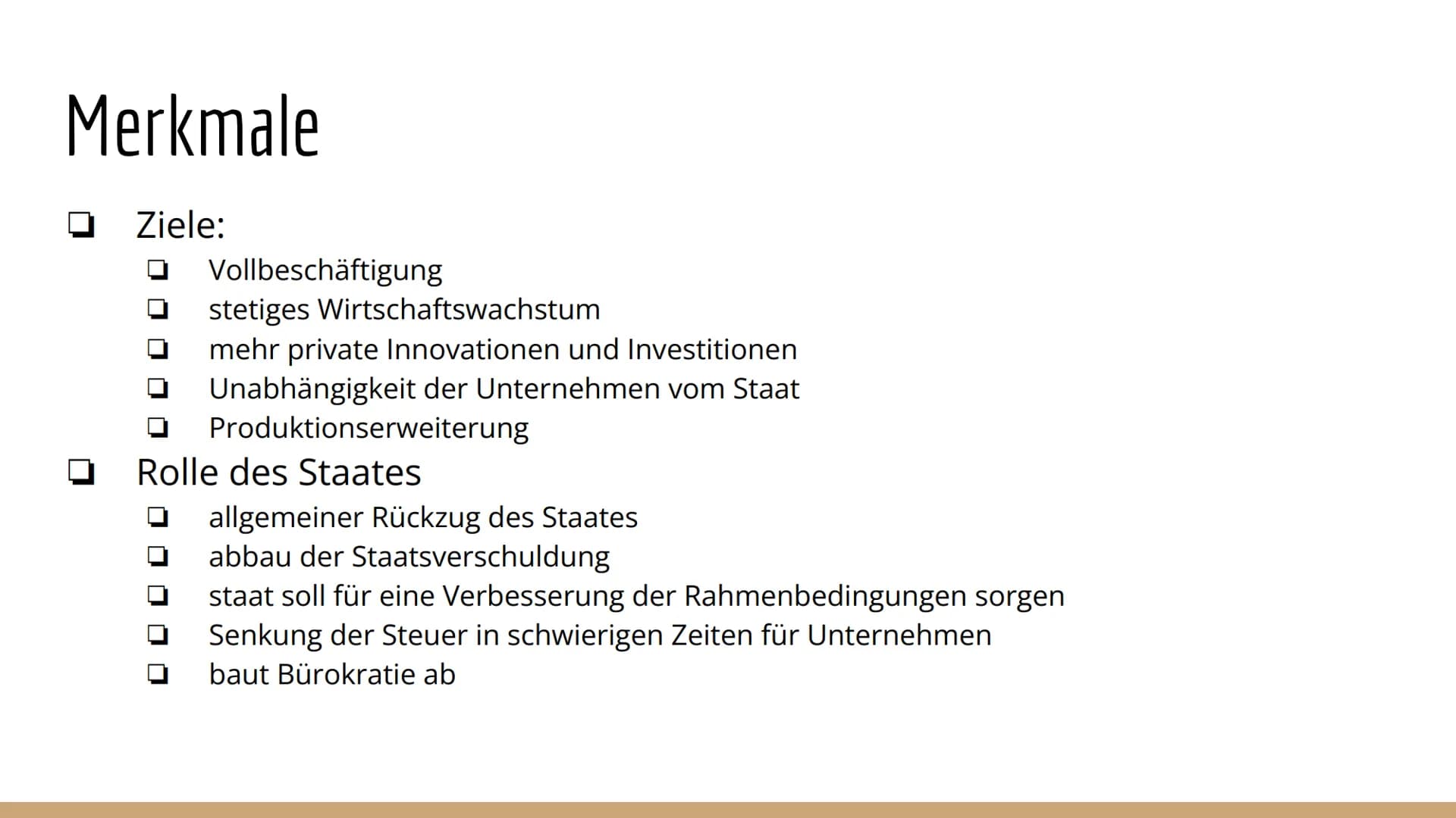 Angebotsorientierte
Wirtschaftspolitik Inhaltsangabe
Was ist Wirtschaftspolitik?
Angebotsorientierte Wirtschaftspolitik
Milton Friedman
Merk