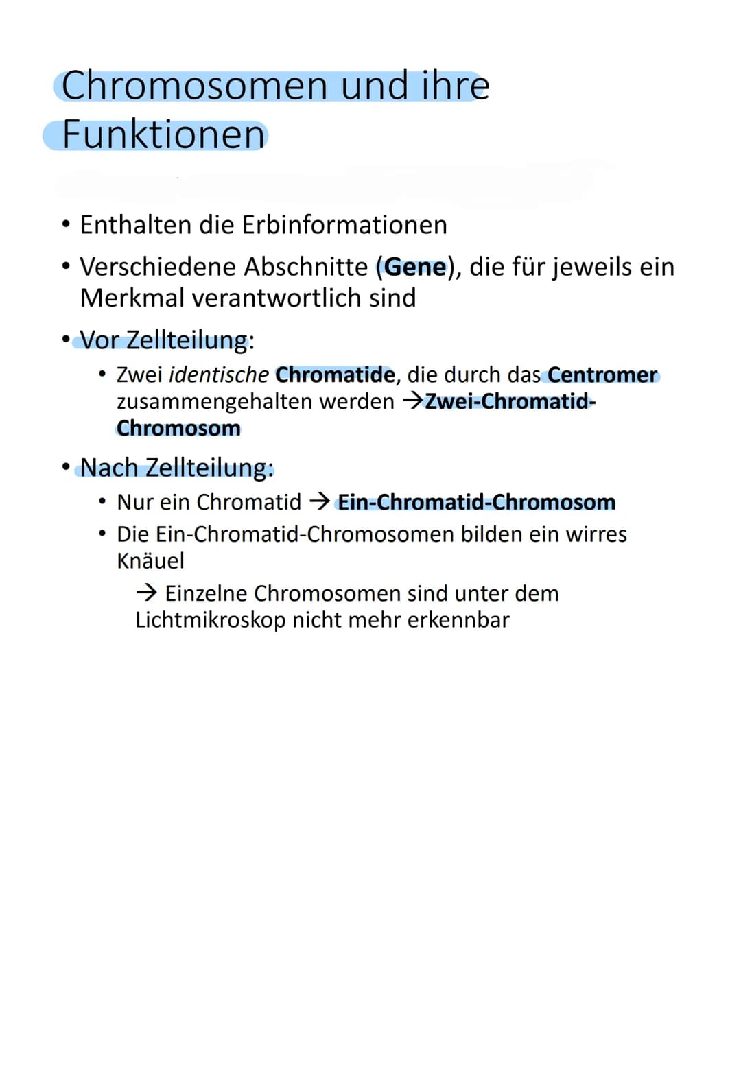 Bedeutung des Zellkerns
Enthält gesamte Information über gesamte
Entwicklung (Genom) von einer befruchteten
Eizelle (Zygote) bis zum ausgewa