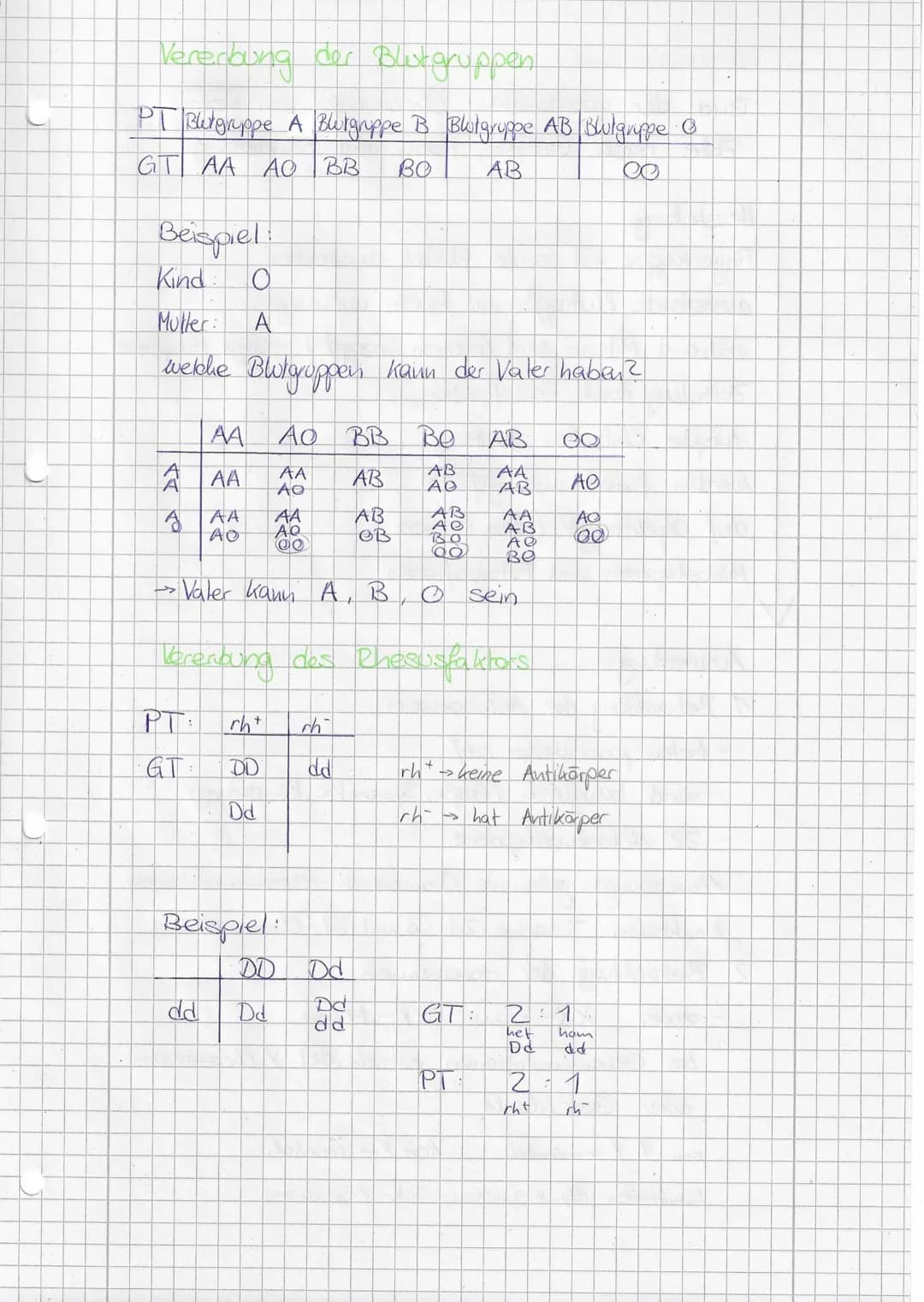 Mendelsehe Regein
1. Mendelsche Regel (Uniformitätsregel)
Kreezt man
reinerbige Individuen, die sich in
einem Merkmal unterscheiden, so sind