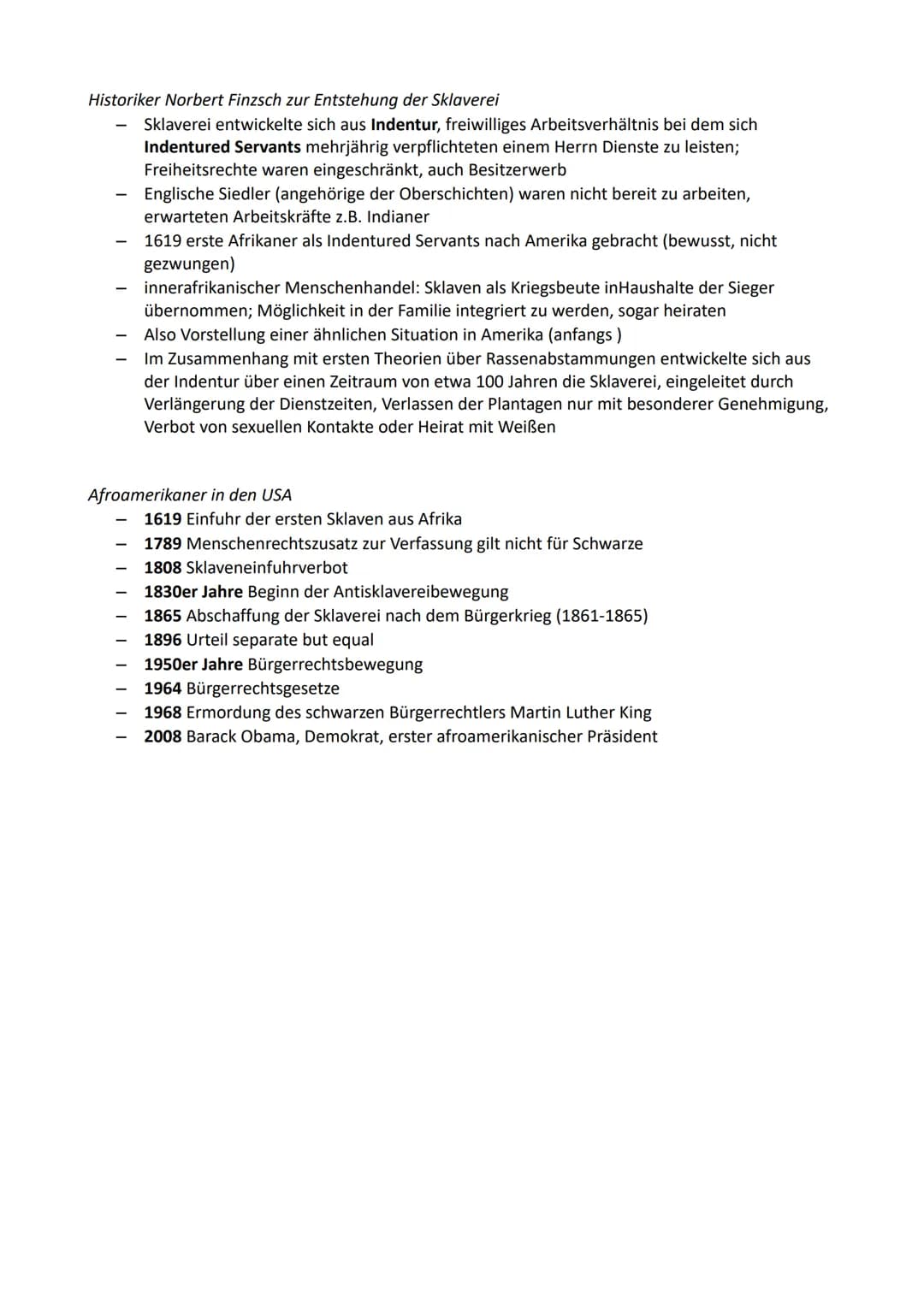 1) Die Amerikanische Revolution
Geschichte Klausur 1
1.1 Leben in den Kolonien - Ursachen und Anfänge der Revolution
Gesellschaft in den Kol
