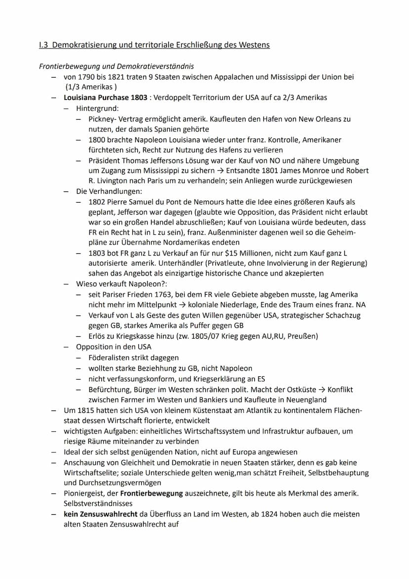 1) Die Amerikanische Revolution
Geschichte Klausur 1
1.1 Leben in den Kolonien - Ursachen und Anfänge der Revolution
Gesellschaft in den Kol