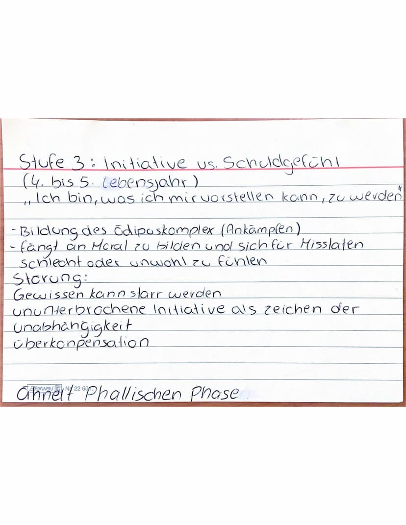 Erikson Freud
Die Theorie von Erikson schließt sich
der von Freud an, doch es wird
hinzugefügt, dass jeder Mensch nach
einem Grundbaupian au