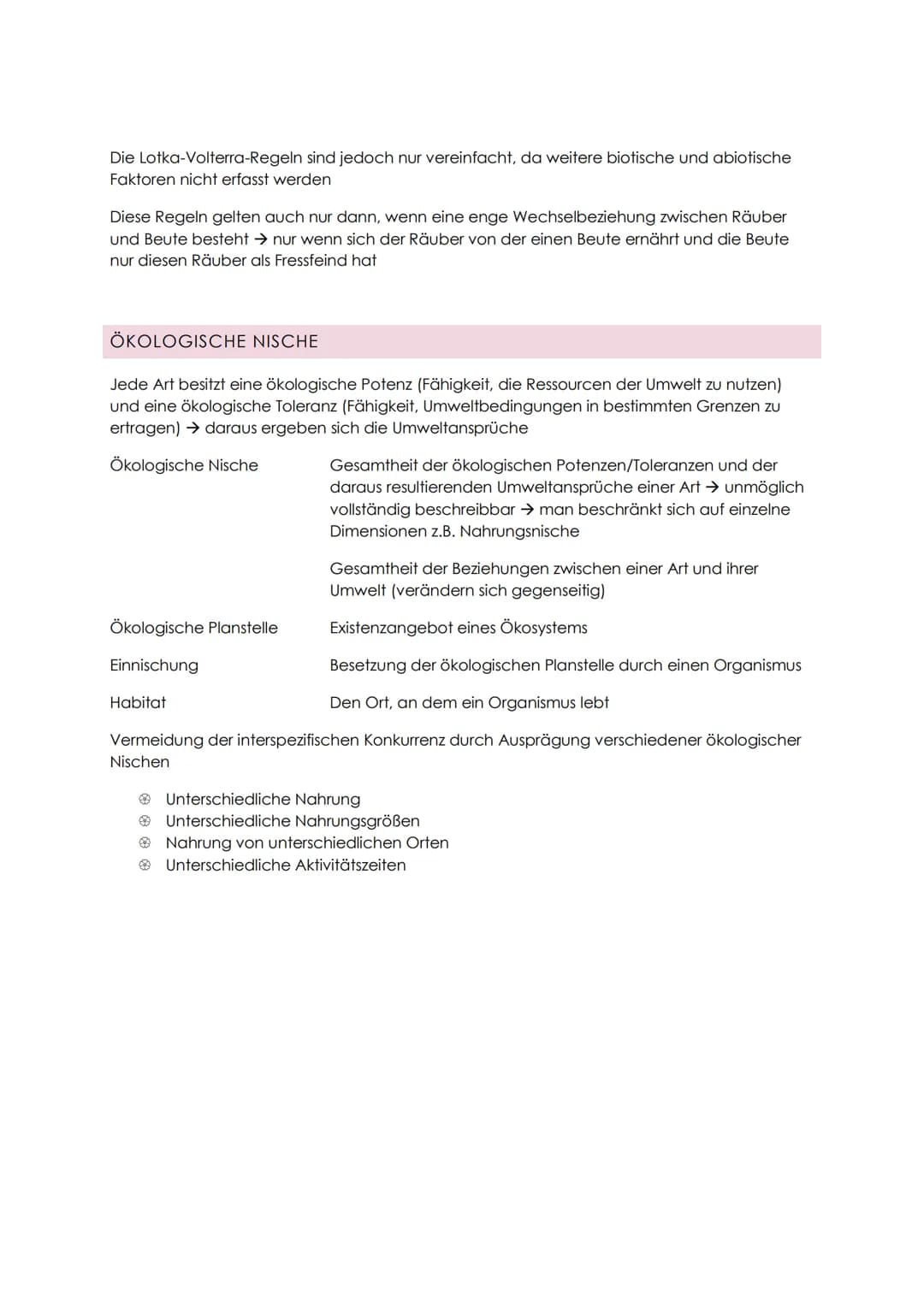 ÖKOLOGIE ABITUR
ÜBERSICHT
Autökologie Wechselwirkung zwischen einem einzelnen Organismus und der Umwelt
Demökologie Faktoren des Wachstumes 
