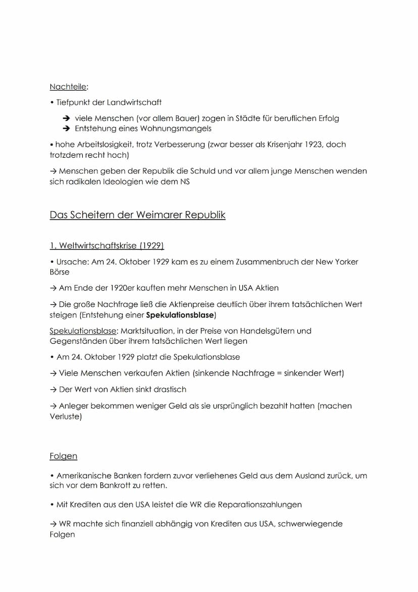 Die Weimarer Republik
Gründung
9. November 1918
Nach dem 1. Weltkrieg wurde Deutschland zum ersten Mal eine Demokratie. Nun
konnte das Volk 