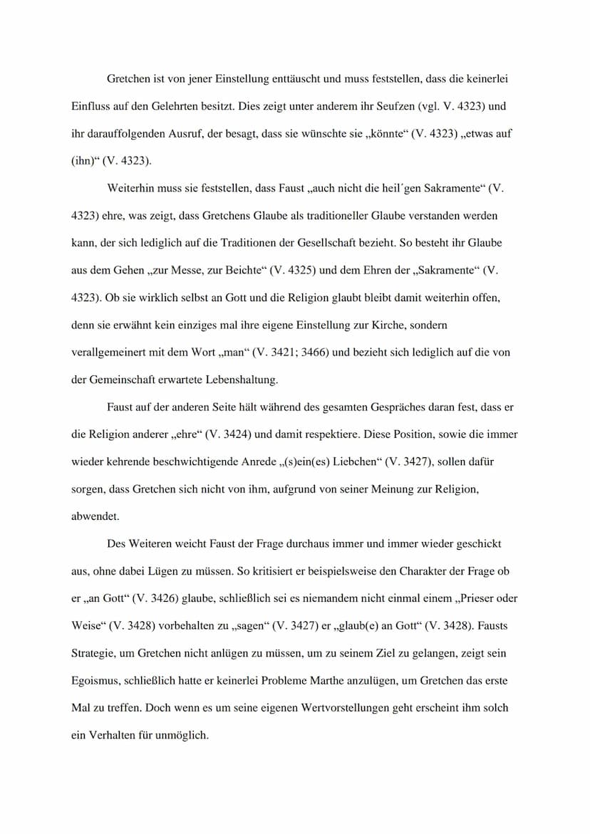 Szenenanalyse: Marthens Garten
Das Drama ,,Faust - Der Tragödie Erster Teil", geschrieben von Johann Wolfgang
von Goethe und erschienen im J
