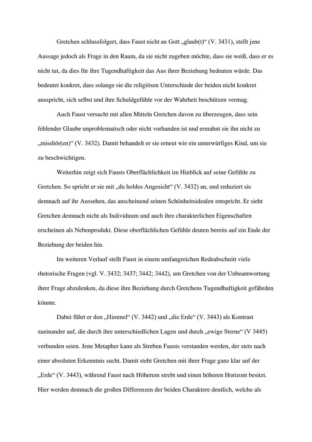 Szenenanalyse: Marthens Garten
Das Drama ,,Faust - Der Tragödie Erster Teil", geschrieben von Johann Wolfgang
von Goethe und erschienen im J