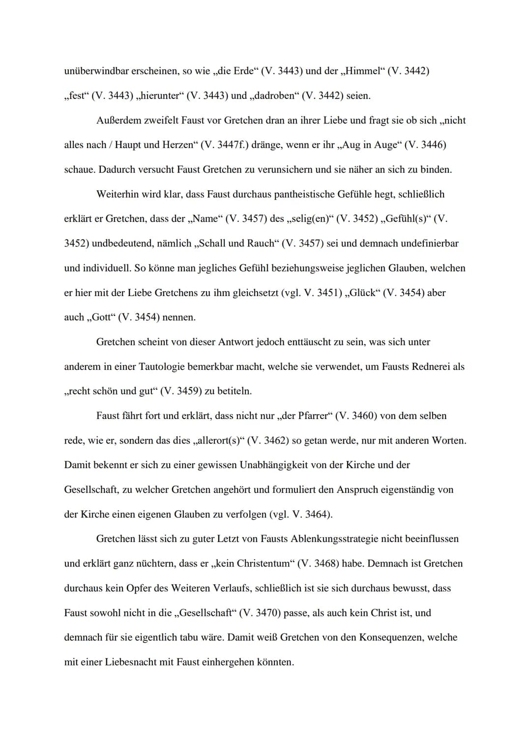 Szenenanalyse: Marthens Garten
Das Drama ,,Faust - Der Tragödie Erster Teil", geschrieben von Johann Wolfgang
von Goethe und erschienen im J