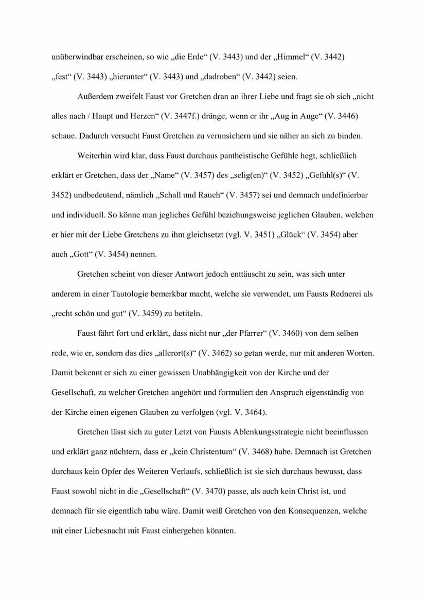 Szenenanalyse: Marthens Garten
Das Drama ,,Faust - Der Tragödie Erster Teil", geschrieben von Johann Wolfgang
von Goethe und erschienen im J