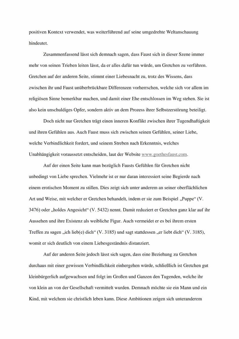 Szenenanalyse: Marthens Garten
Das Drama ,,Faust - Der Tragödie Erster Teil", geschrieben von Johann Wolfgang
von Goethe und erschienen im J