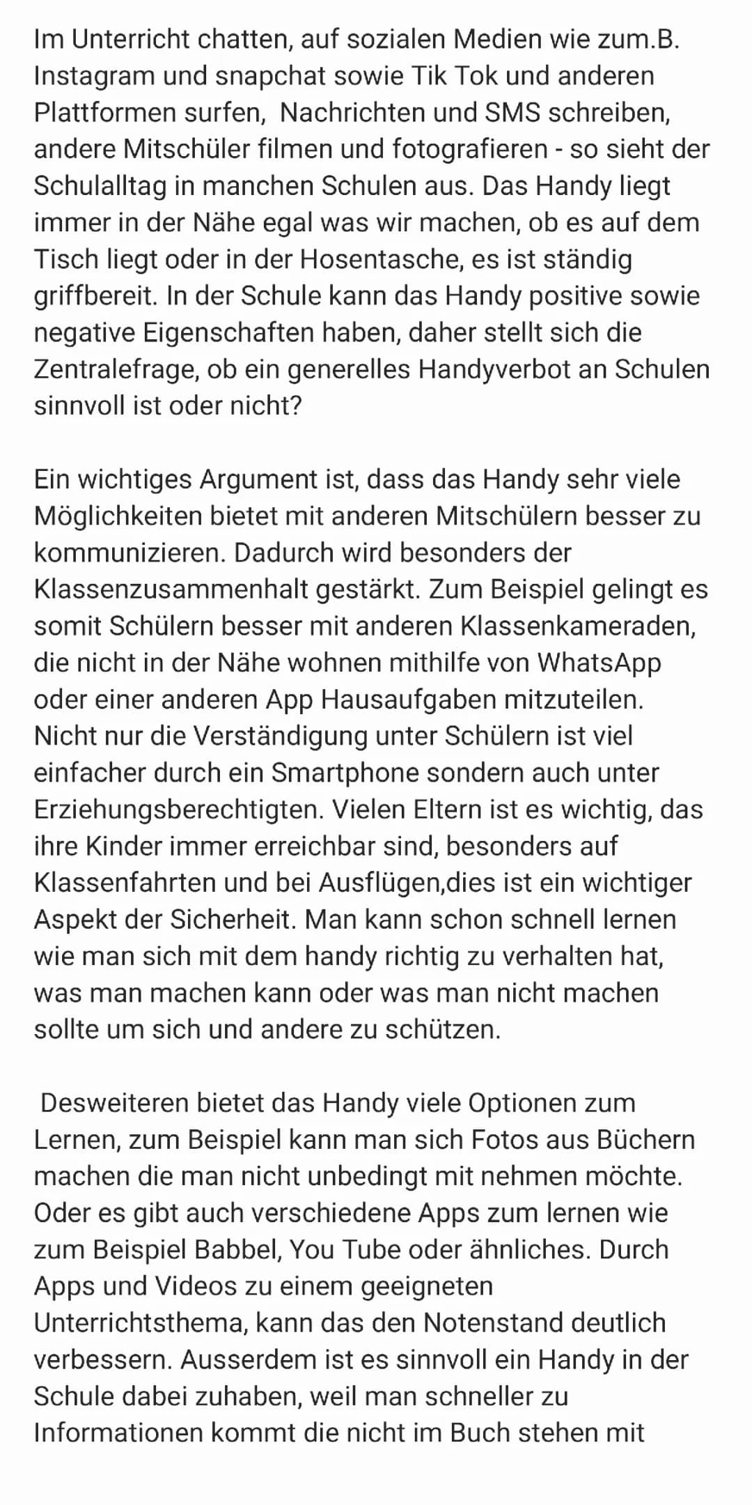 Handyverbot an Schulen 📵 