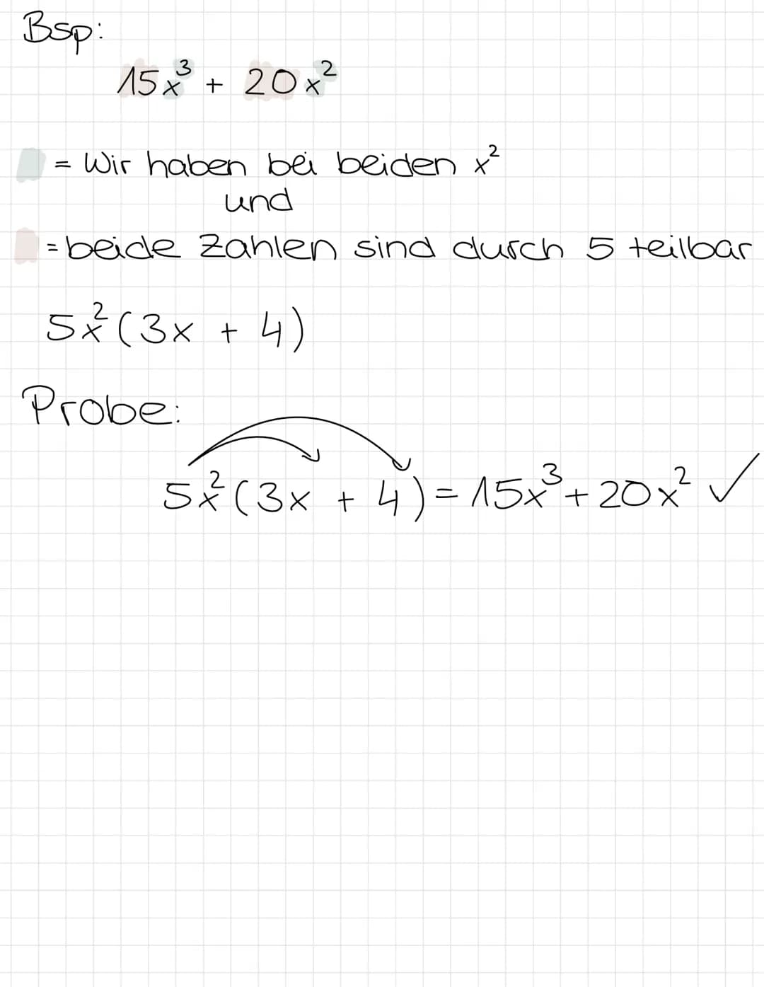 Rechnen mit Klammern
Plusklammer:
1. Bei Plusklammern kann man
einfach die Klammer wegla
assen.
Bsp:
15+ (3-6) = 15+ 3-6
Minusklammer:
1. Be