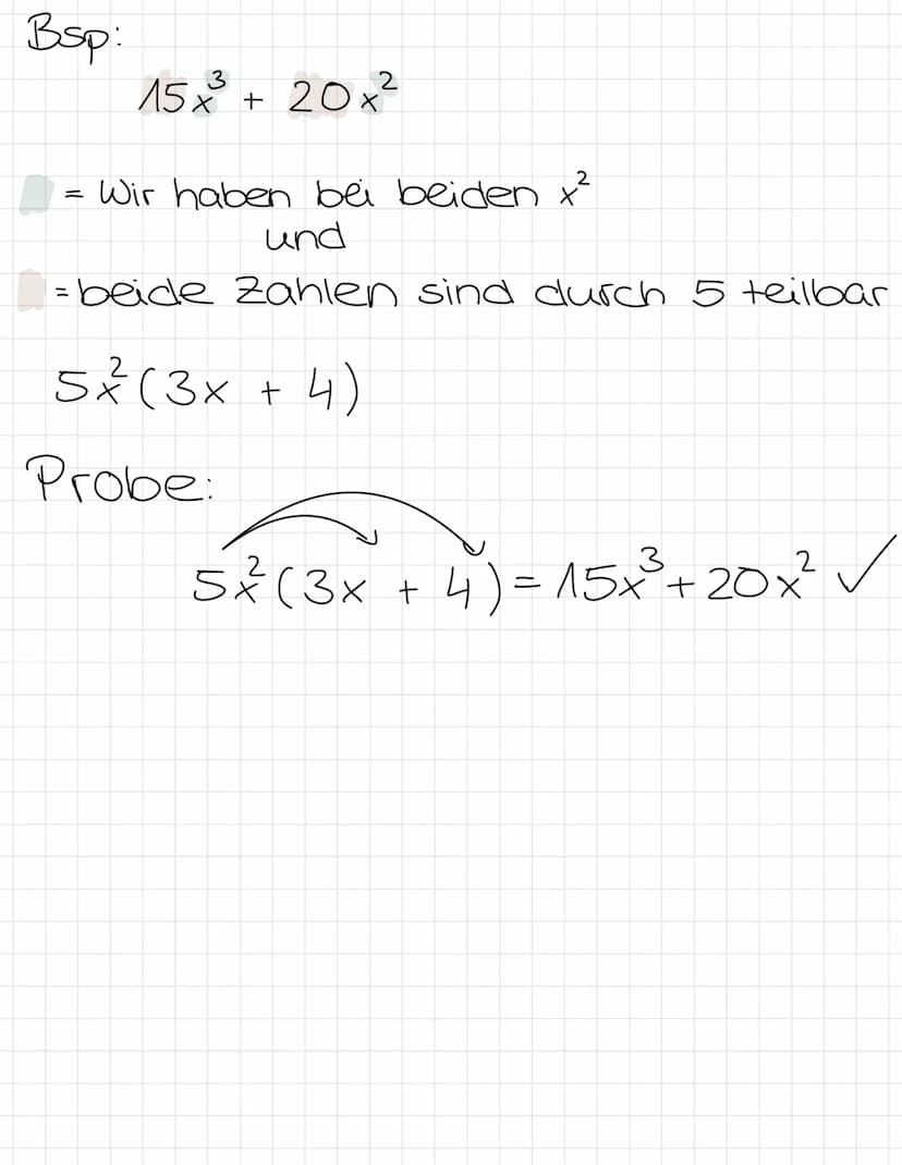 Rechnen mit Klammern
Plusklammer:
1. Bei Plusklammern kann man
einfach die Klammer wegla
assen.
Bsp:
15+ (3-6) = 15+ 3-6
Minusklammer:
1. Be