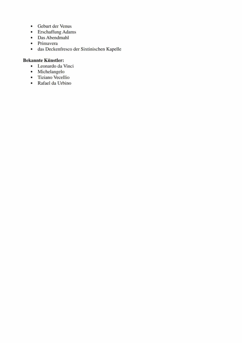 Die Renaissance
●
●
●
●
Gesellschaftlicher / Politischer Hintergrund:
●
Zeit der Unruhen, Aufstände und Bürgerkriege
Hexenverfolgung und -ve