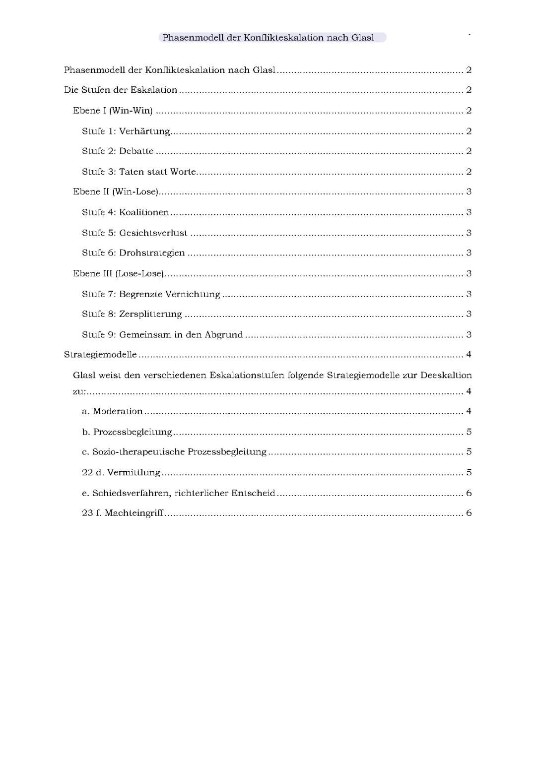 9 Stufen der Konflikteskalation - Das Glasl Modell einfach erklärt