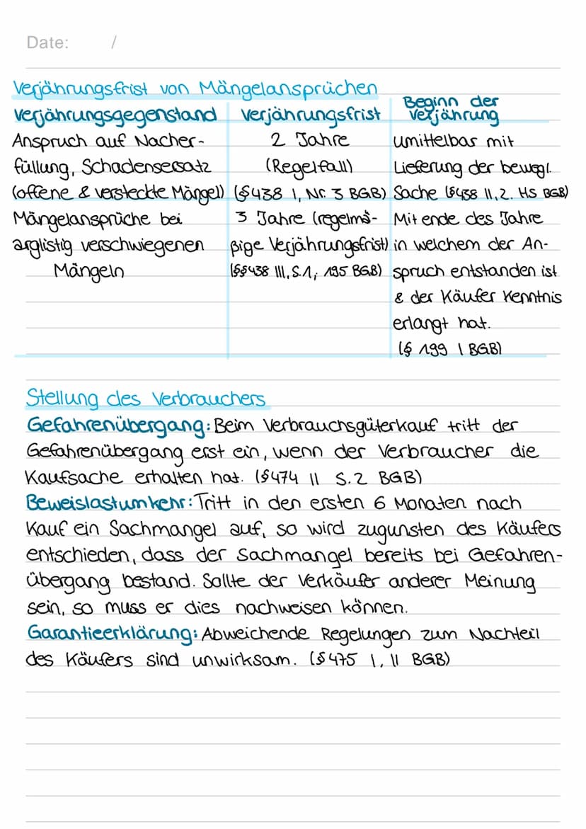 Date:
eines Kaufvertrages
zwei übereinstehende Willenserklärungen
Verkäufer schuldet Kaufgegenstand
Zustandekommen
Käufer schuldet den Kaufp