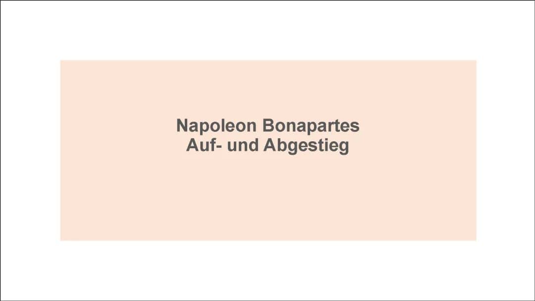  Napoleon Bonaparte französische Revolution