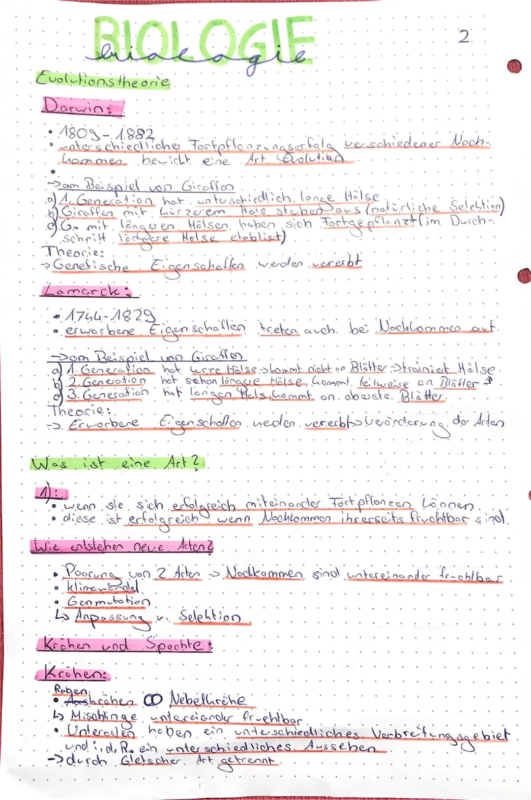 BIOLOGIE
• genetische Vielfalt oder Bandbreite in der Ausprägung der
Merlimale (Größe, Farbe,...).
Population:
• die Fostpflanzungsgemeinsch