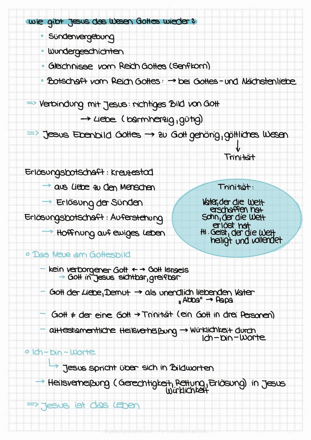 LERNZETTEL
• Das Gottesbild des AT
o Das Bildverbot
→ wegen erstem Gebot : ", Du sollst keine anderen Götter neben
mir haben"
→ kein Götzend