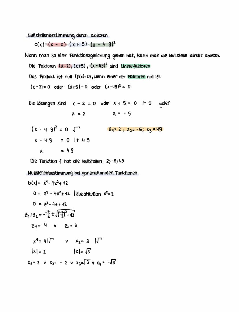 Poter funktion
Symmetrie
Haben alle Summanden gerade Exponenten, so ist die Funktion achsensymmetrisch.
Beispiel: f(x) = 2x4-x8
Haben alle S