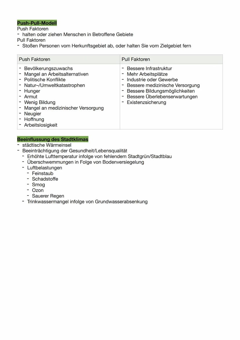 GEOGRAPHIE KLAUSUR NR. 2
Stadtbegriffe
Geographischer
Stadtbegriff
Mindestgröße
Zuwanderung
- Kompakte Baukörper
Funktionale
Differenzierung