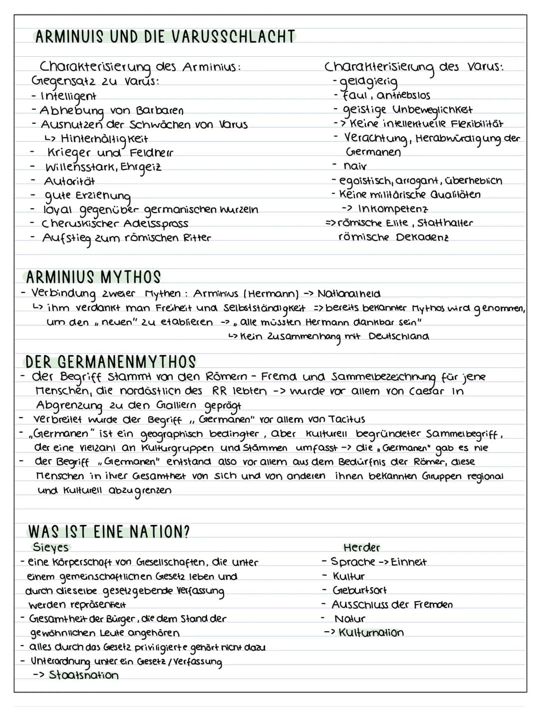 NATION UND POLITISCHER MYTHOS
Mythos: Sinnstiftende Erzählung, die unbekanntes oder schwer erklärliches vereinfacht/
veranschaulicht
Politis