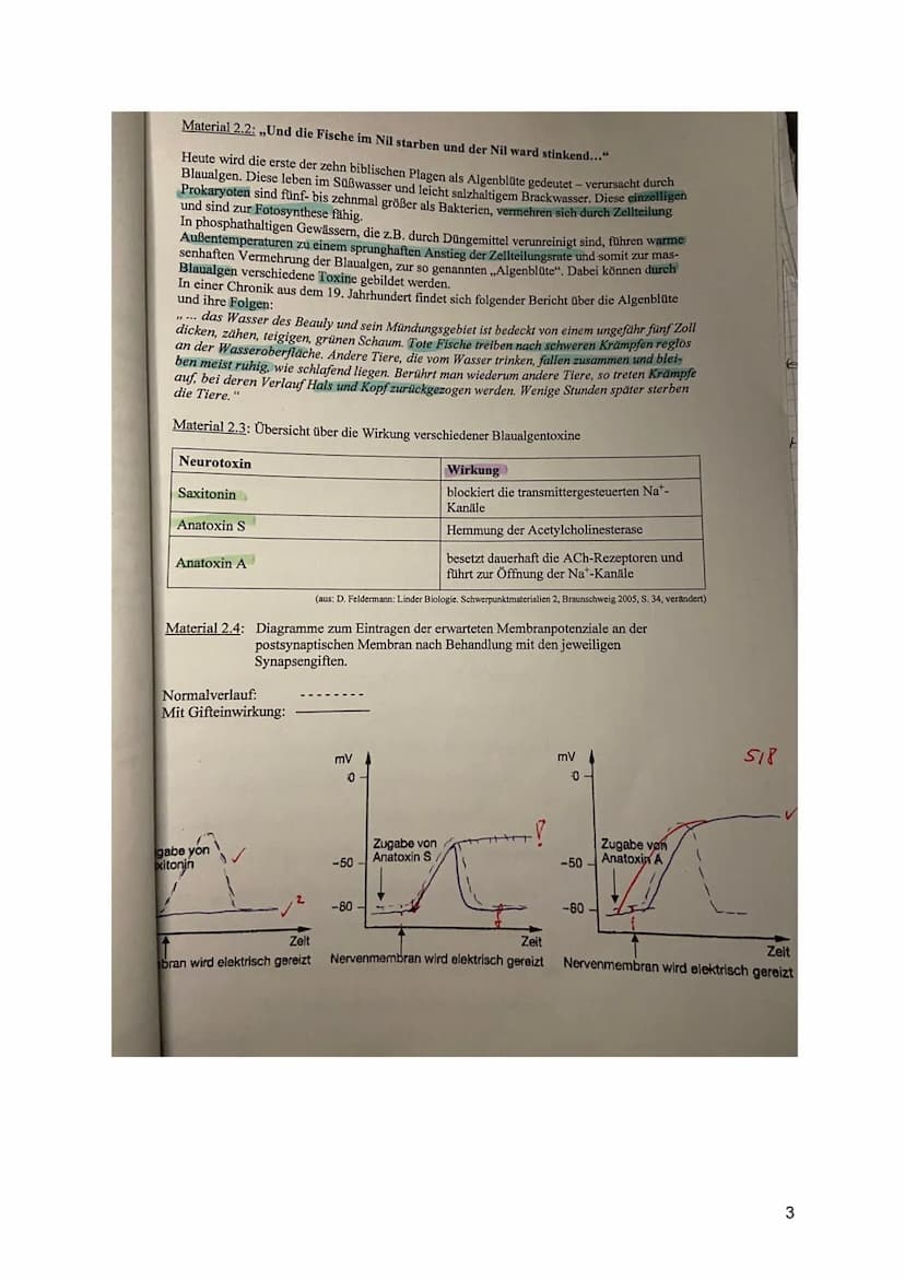 1: Aktionspotenziale bei Tieren und Pflanzen (34 BE)
Erst seit einigen Jahrzehnten weiß man, dass auch bei Pflanzen
elektrophysiologische Pr