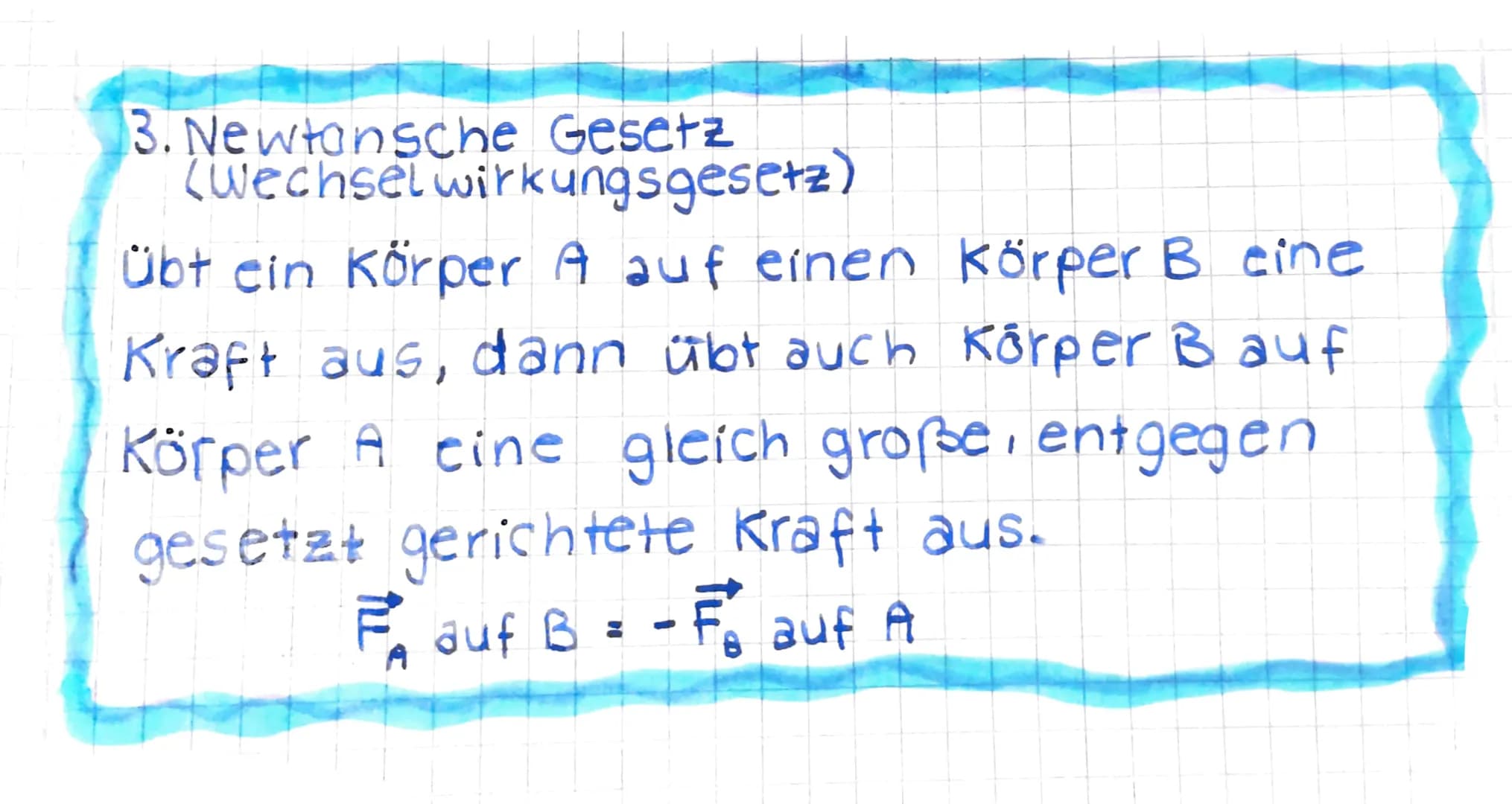 Newtonsche Gesetz
1. Newtonsche Gesetz
(Tragheitsgesetz)
Wirkt auf einen Körper keine resultierende kraft,
so bewegt er sich gleichförmig.
(