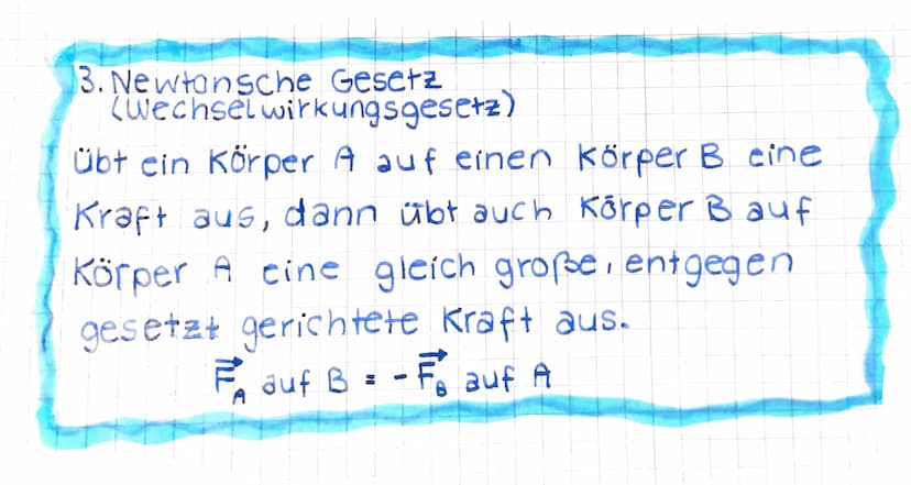 Newtonsche Gesetz
1. Newtonsche Gesetz
(Tragheitsgesetz)
Wirkt auf einen Körper keine resultierende kraft,
so bewegt er sich gleichförmig.
(