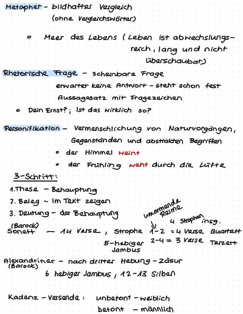 Allgemeiner Aufbau:
1. Einleitung
0
2. Hauptteil:
Äußeres
1. Einleitung:
• Einleitungssatz
Gedichtart, Titel, Autor, Jahr, Epoche
Liabaslyri
