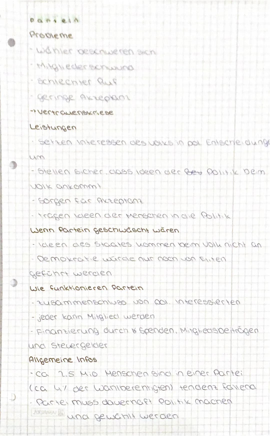 ●
*Formen der Demokratie
Politische Beteiligung
Wahlsystem
Partein
oer demokratie
Direkte Demokratie
- Volk übt die Staatsgewalt unmittelbar