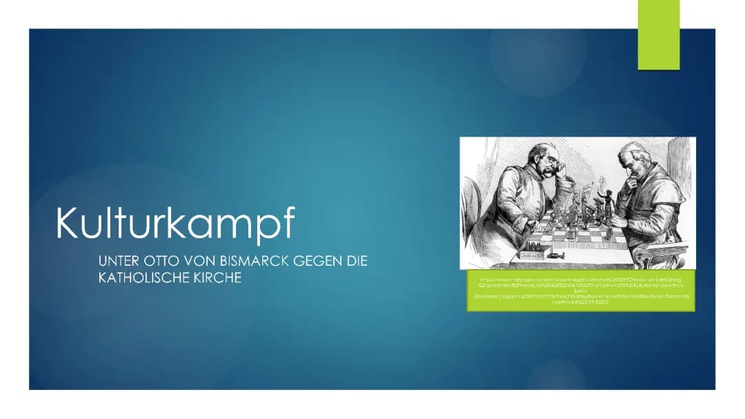 Der Kulturkampf: Eine Zusammenfassung über Bismarcks Gesetze und Maßnahmen heute