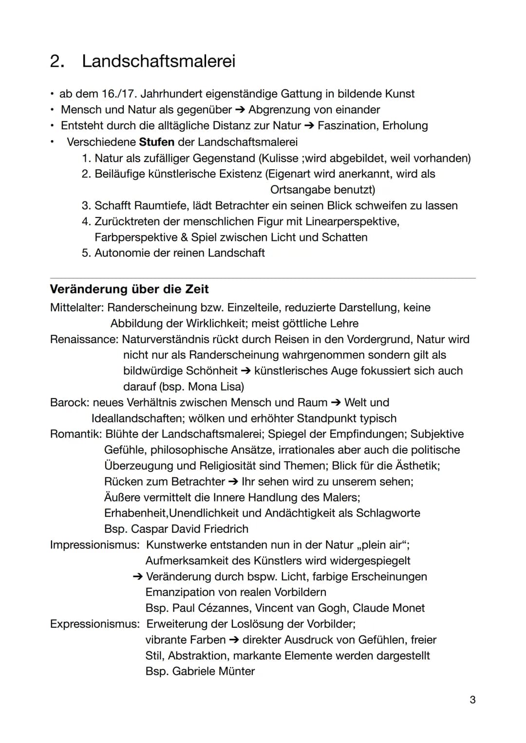 Abitur: Bildende Kunst
Themenübersicht
1. Abbild und Idee
ܝ܂ ܝ ܚ ܟ
2. Landschaftsmalerei → Paul Cézanne, CDF
3. niederländisches Barockstill