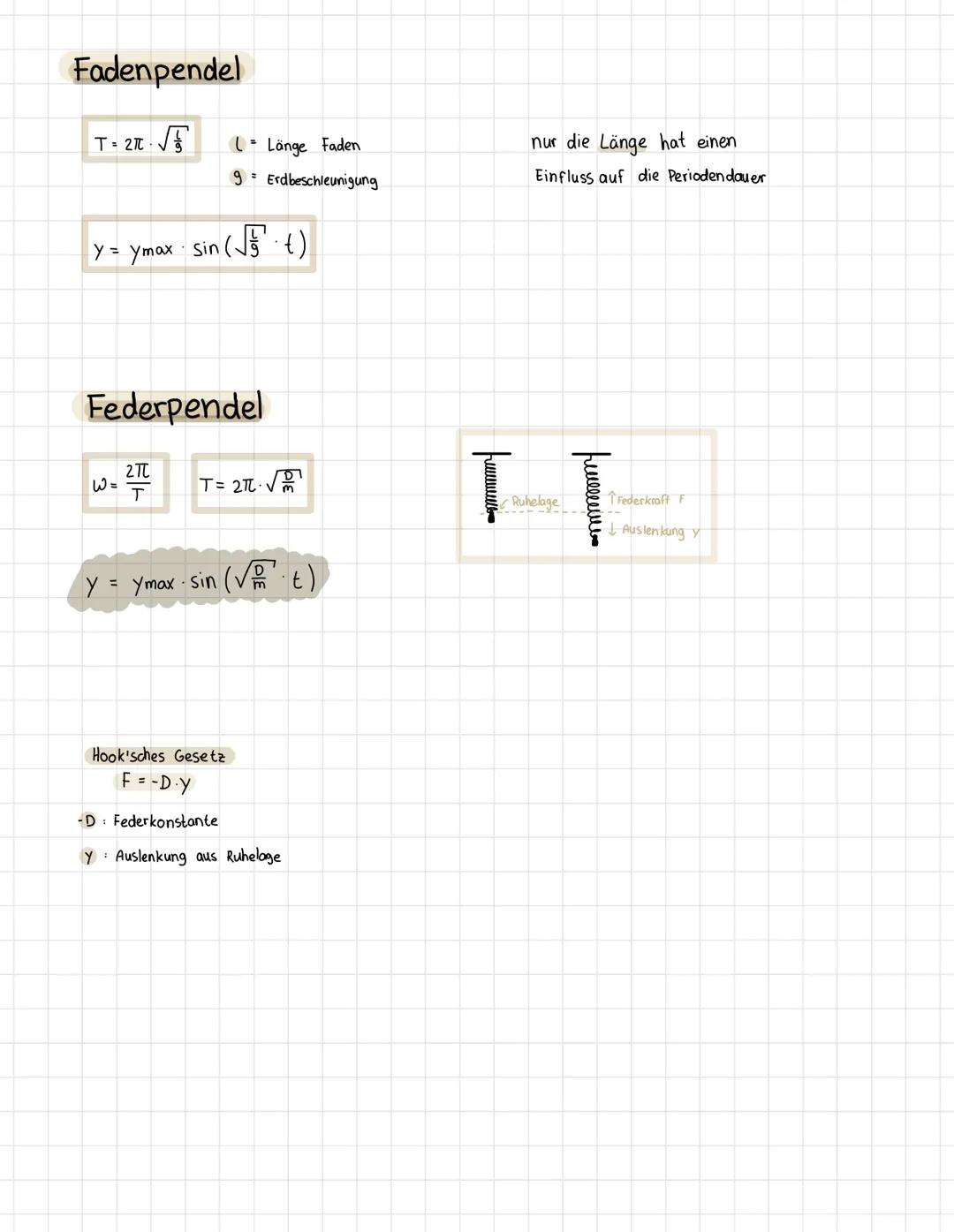 # SCHWINGUNGEN

Eine periodische Bewegung zwischen zwei
Umkehrpunkten um eine Ruhelage herum.

harmonische Schwingung $\rightarrow$ Sinusför