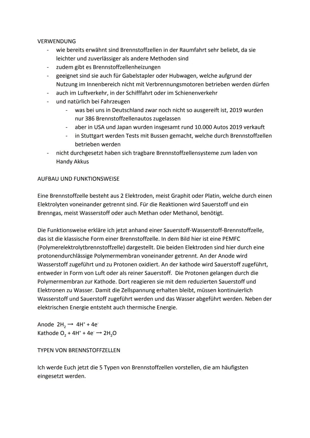 Brennstoffzellen - Energiewandler der Zukunft?
GLIEDERUNG
1. Überblick (allgemeine Informationen und Geschichtliches)
2. Verwendung (Warum B