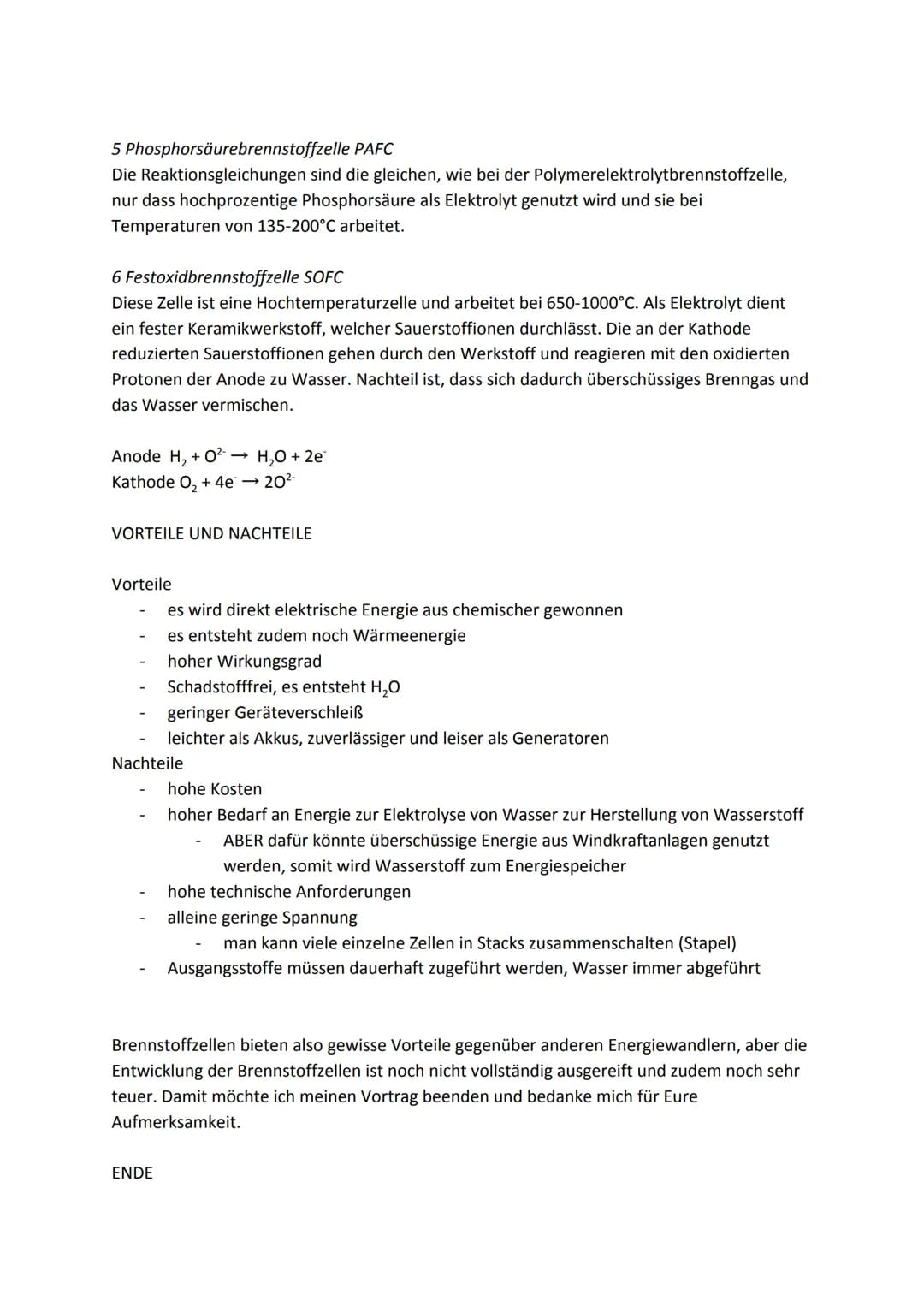 Brennstoffzellen - Energiewandler der Zukunft?
GLIEDERUNG
1. Überblick (allgemeine Informationen und Geschichtliches)
2. Verwendung (Warum B