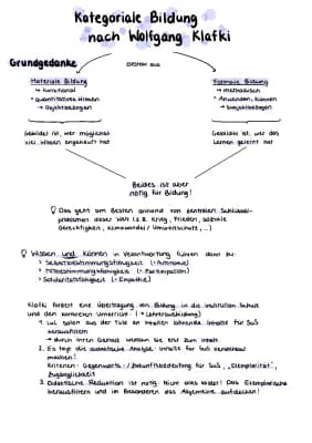Know Kategoriale Bildung nach Wolfgang Klafki  thumbnail