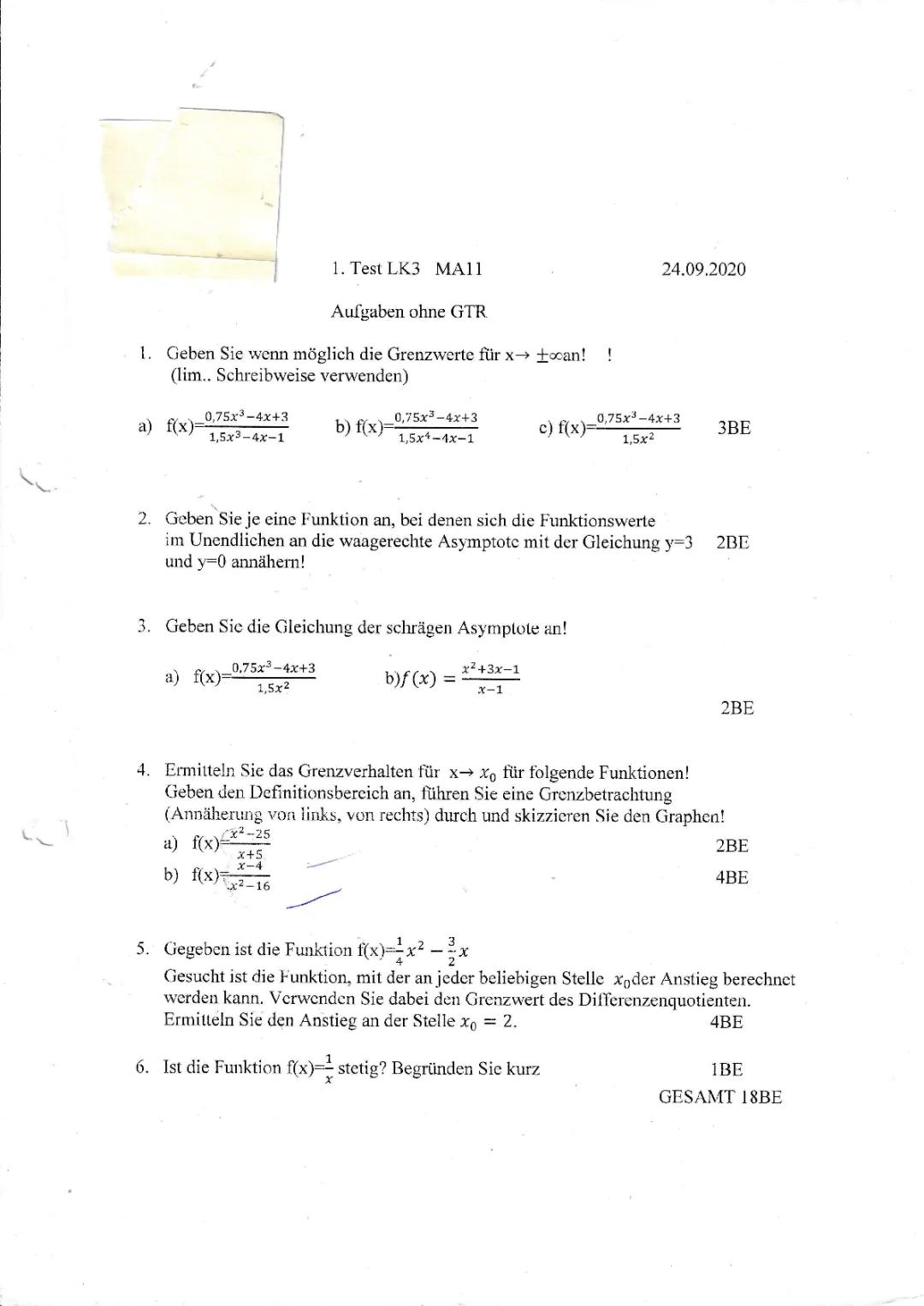 Grenzwerte 