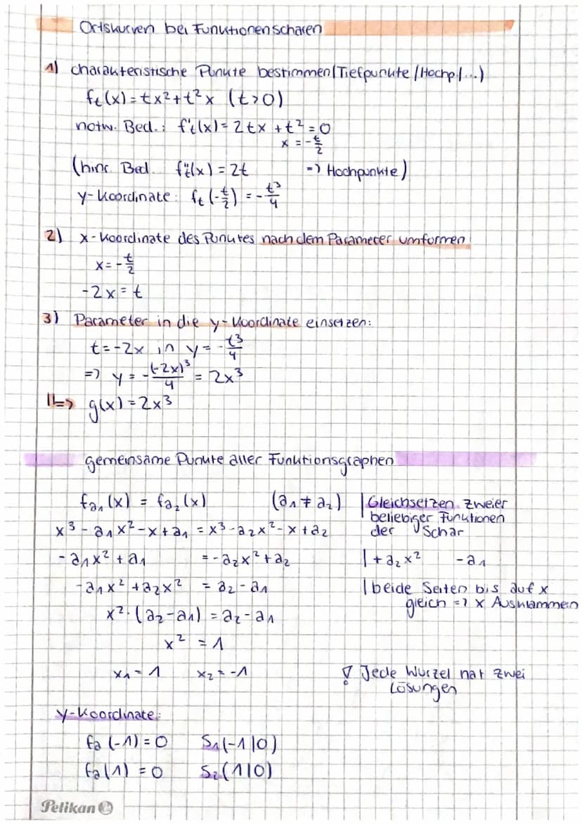 EIGENSCHAFTEN GAMZRATIONAER
Wendepunkte
notw Bed.. f" (x)=0?
hinr Bed: f" (x) #0 oder VZW-Kriterium
wenn f" (x) < 0 ist: Wendepunkit mit max