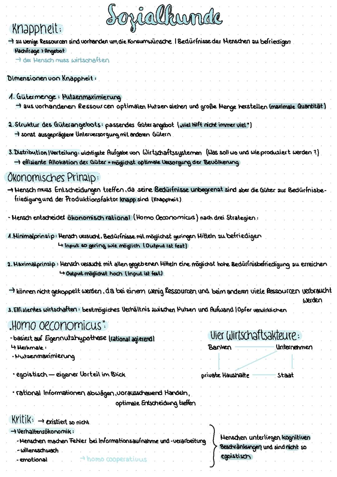 Wirtschaftsgrundlagen